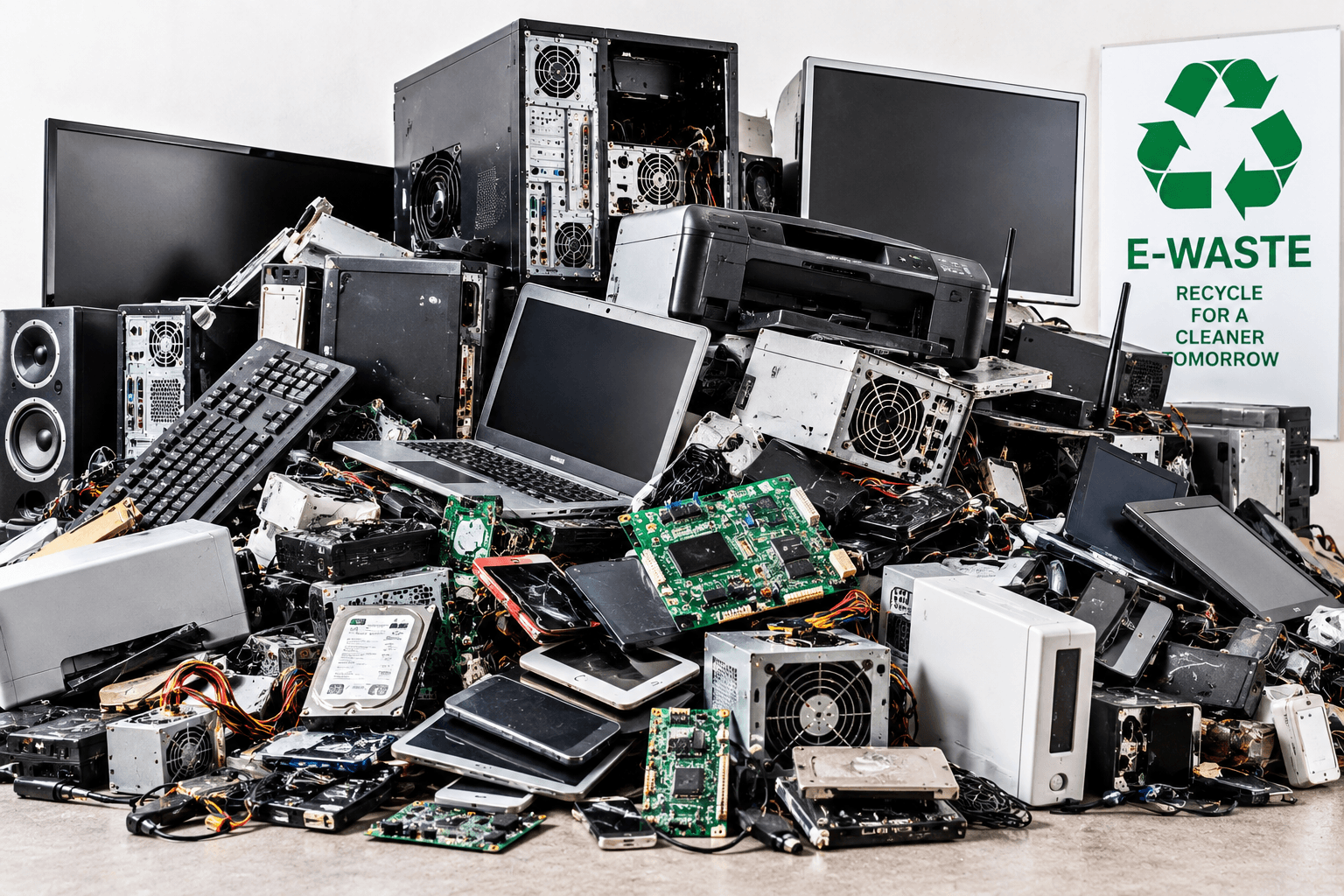 E-Waste scrap pickup in Gorakhpur - Kabadi Baba